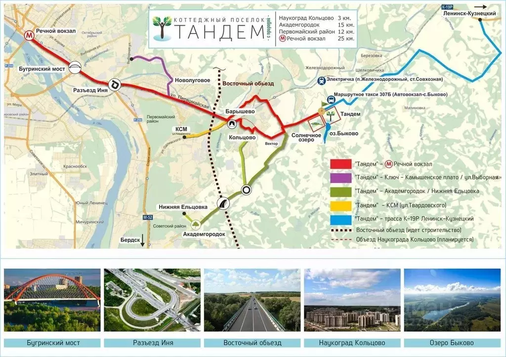 Участок в Новосибирская область, Новосибирский район, Березовский ... - Фото 2