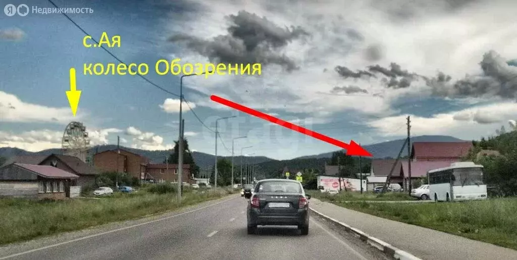 Участок в Алтайский район, Айский сельсовет, село Ая (28 м) - Фото 1