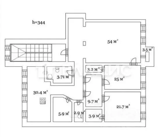 3-к кв. Санкт-Петербург Фурштатская ул., 40 (201.7 м) - Фото 1