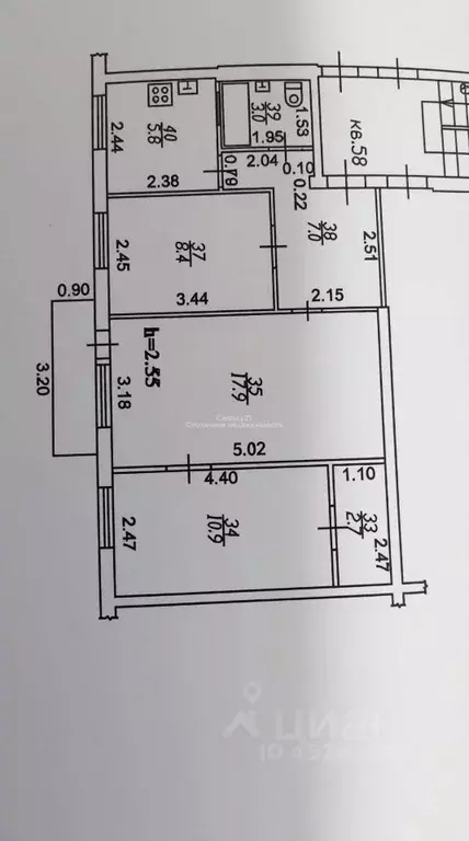 3-к кв. Краснодарский край, Краснодар Фестивальный мкр, ул. Парковая, ... - Фото 2