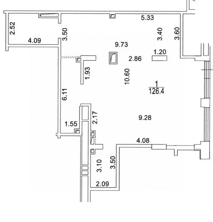 Помещение свободного назначения в Москва ул. Костикова, 4к1 (127 м) - Фото 1
