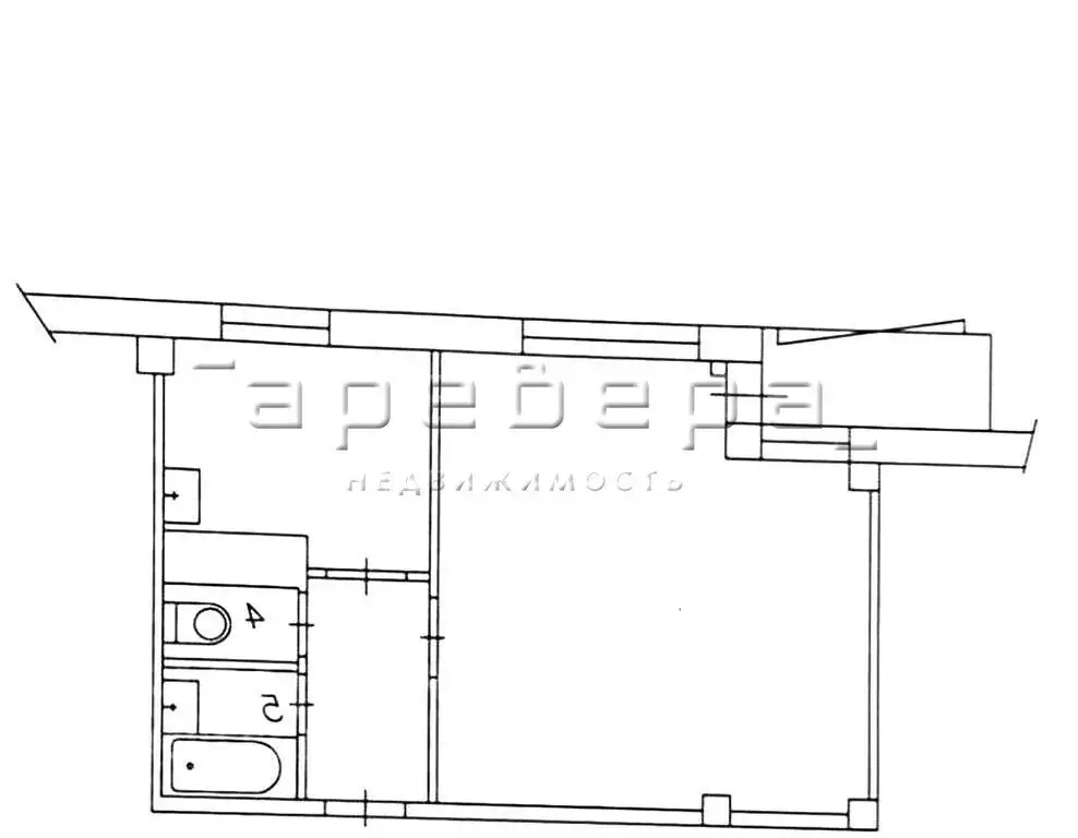 1-комнатная квартира: Красноярск, улица Железнодорожников, 16 (36 м) - Фото 2