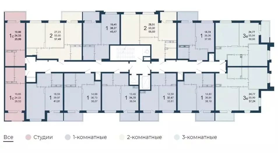 Студия Воронежская область, Воронеж Московский просп., 66 (25.99 м) - Фото 1