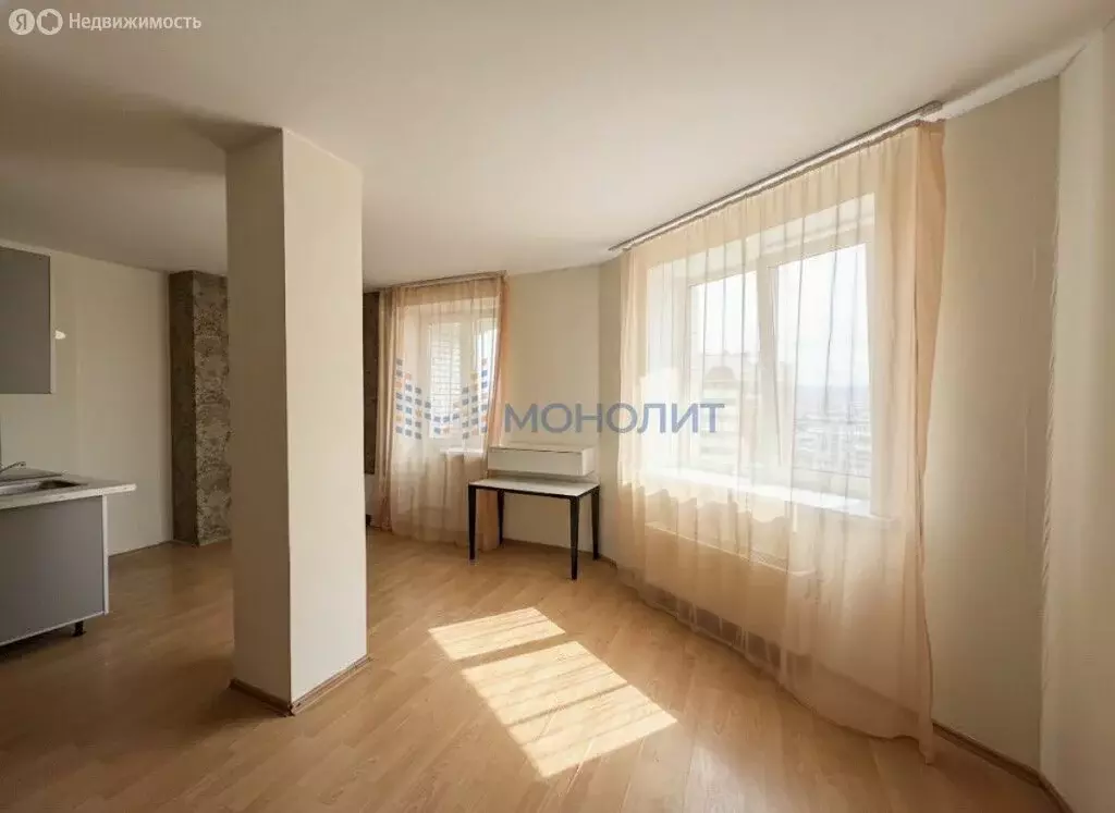 1-комнатная квартира: Нижний Новгород, улица Сергея Акимова, 25А (36.6 ... - Фото 1