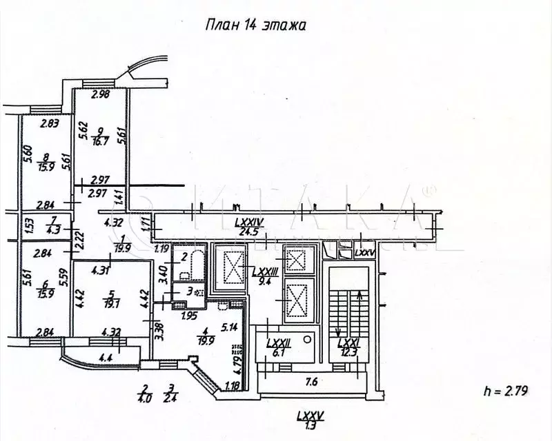 4-к кв. Санкт-Петербург ул. Ворошилова, 29к1 (119.9 м) - Фото 2