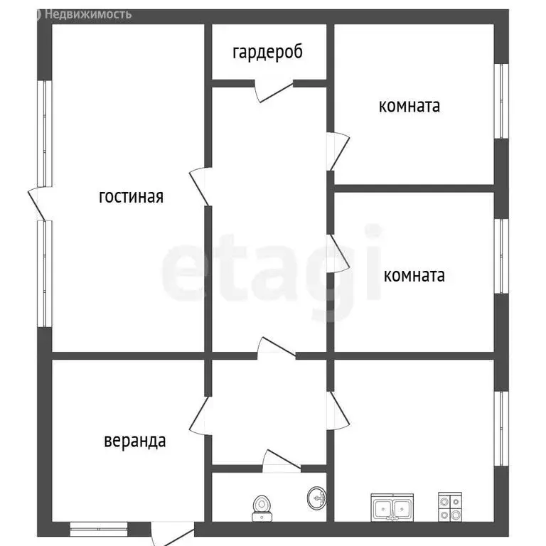 Дом в село Нижняя Санарка, Советская улица (84.8 м) - Фото 2