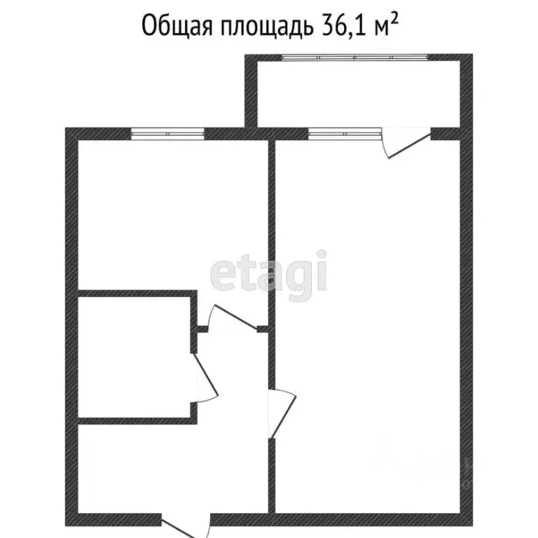 1-к кв. Костромская область, Кострома Некрасовское ш., 58 (36.1 м) - Фото 0