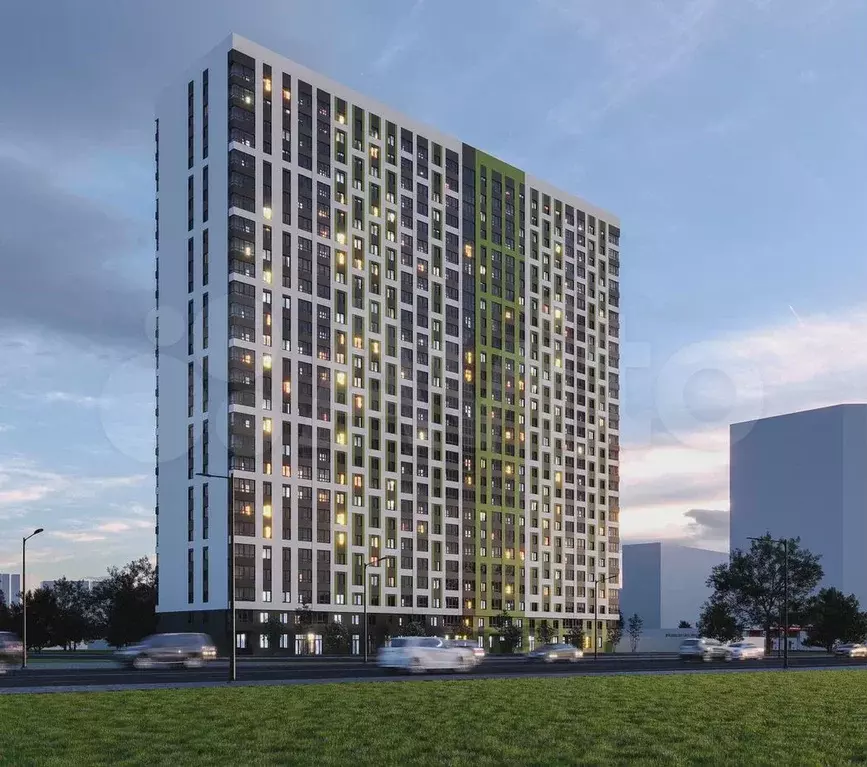 Квартира-студия, 27 м, 23/27 эт. - Фото 1
