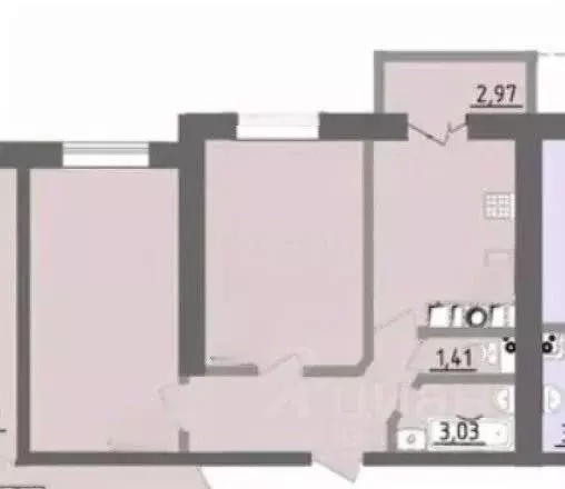 2-к кв. Смоленская область, Смоленск Краснинское ш., 30 (48.0 м) - Фото 0