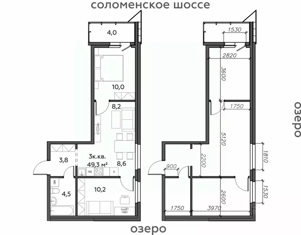 3-к кв. Карелия, Петрозаводск Район Северная промзона, Вороний Наволок ... - Фото 0