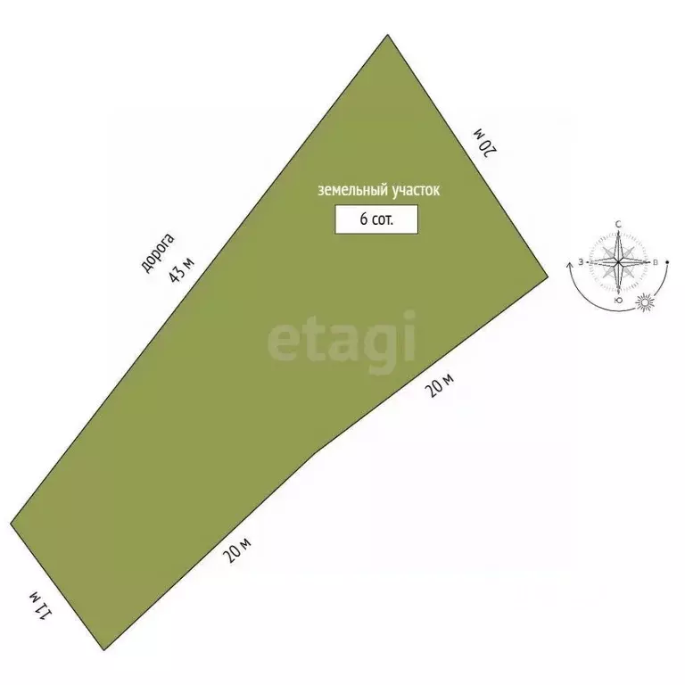 Участок в Севастополь Якорь садоводческое товарищество,  (6.0 сот.) - Фото 2