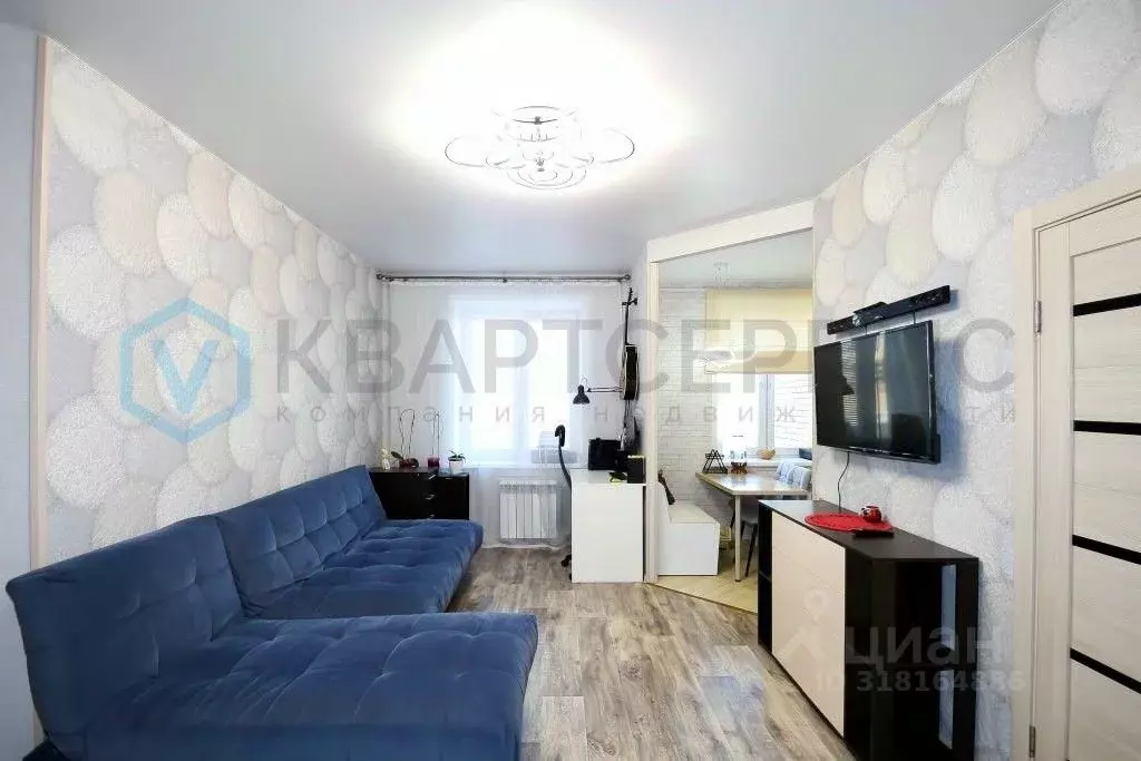 3-к кв. Омская область, Омск ул. Крупской, 14к2 (65.0 м) - Фото 0