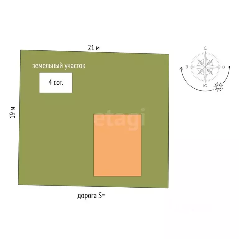 Дом в Крым, Сакский район, Ореховское с/пос, Труд СПК ул. 5-я ... - Фото 1