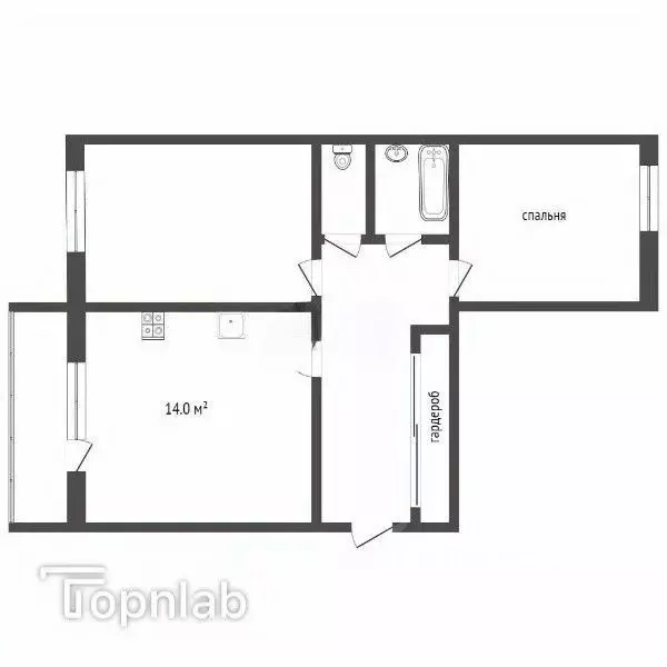 2-к кв. Орловская область, Орел ул. Андрианова, 31 (72.7 м) - Фото 2