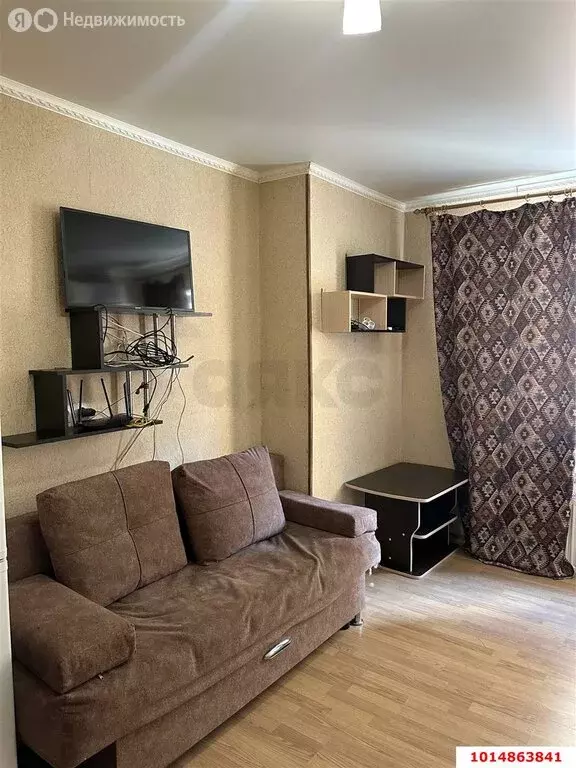 Квартира-студия: Краснодар, Музыкальный микрорайон, улица имени И.И. ... - Фото 0