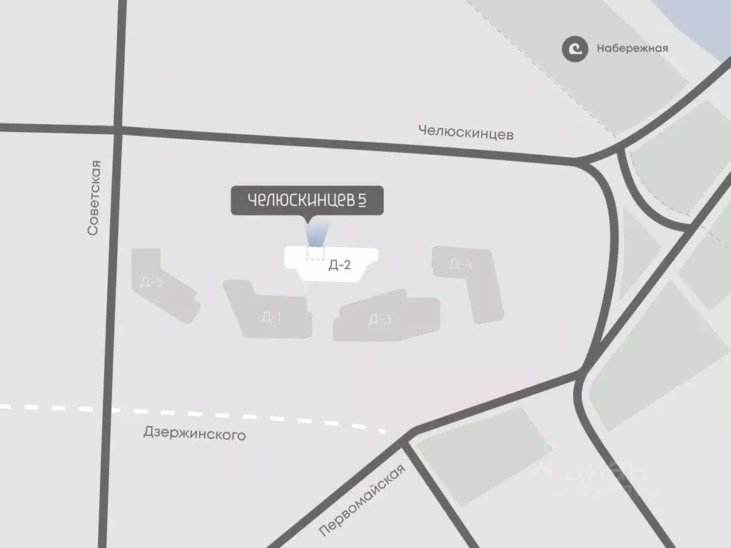 2-к кв. Тюменская область, Тюмень Челюскинцев 5 жилой комплекс (74.1 ... - Фото 2