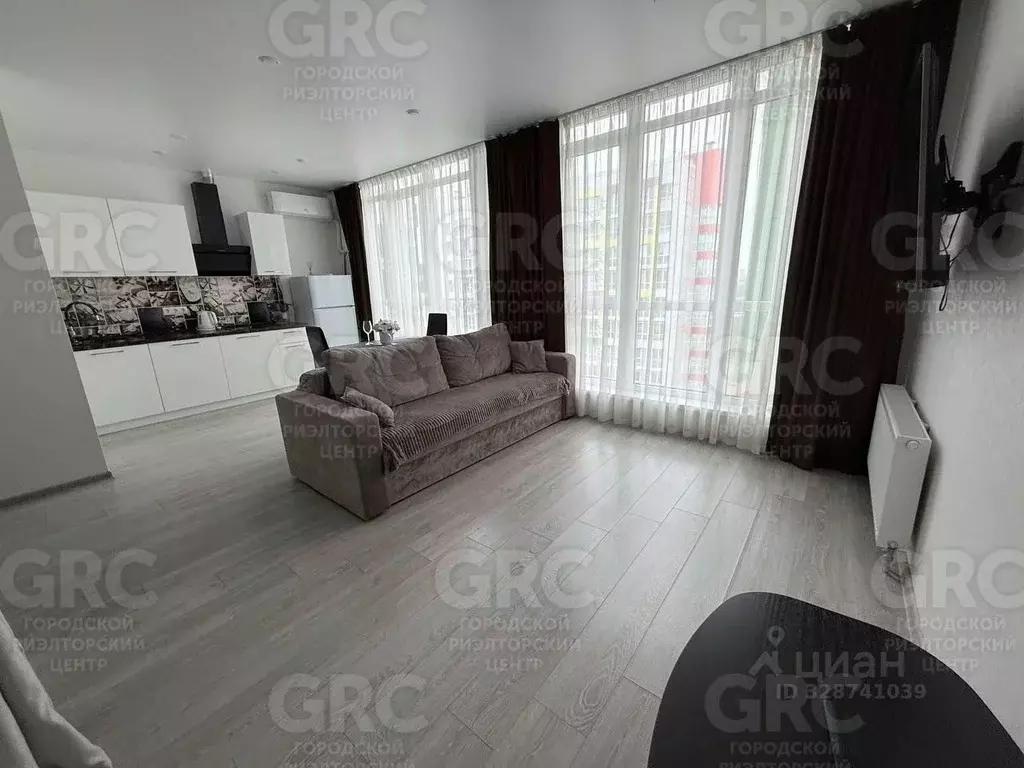 Студия Краснодарский край, Сочи Пластунская ул., 123Ак1 (38.0 м) - Фото 1