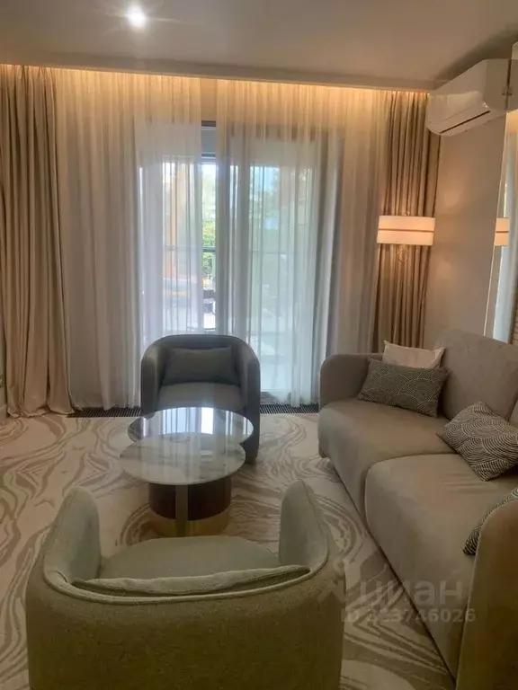 1-к кв. Краснодарский край, Сочи Адлер жилрайон, Курортный Городок ... - Фото 2