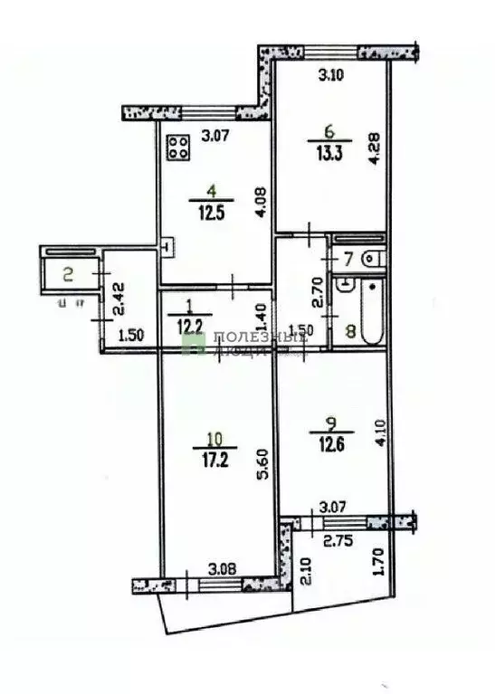 3-к кв. Орловская область, Орел ул. Кузнецова, 2 (72.8 м) - Фото 1