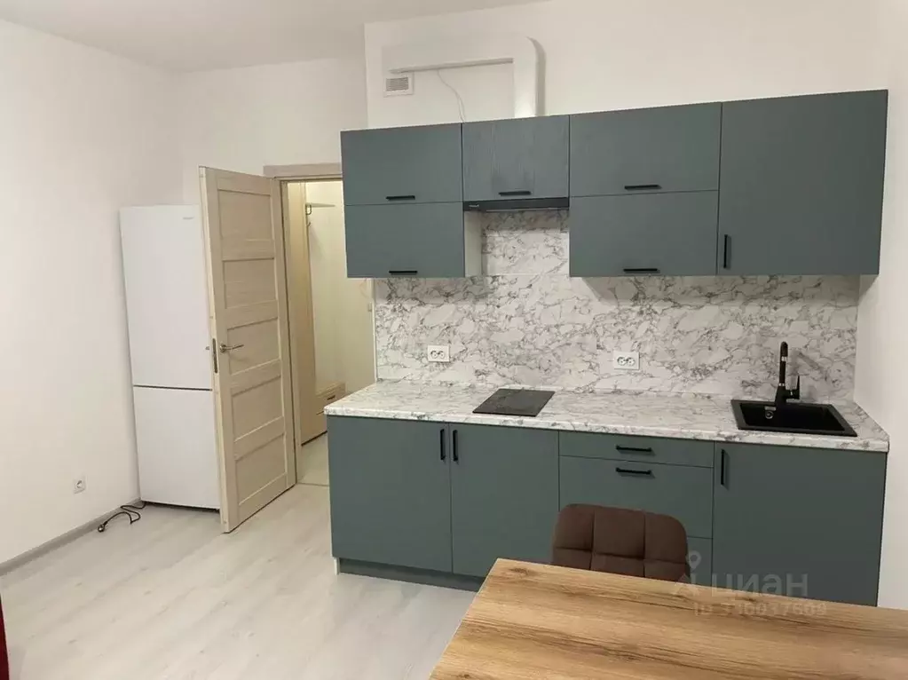 Студия Санкт-Петербург ул. Верхне-Каменская, 11к1 (25.4 м) - Фото 2