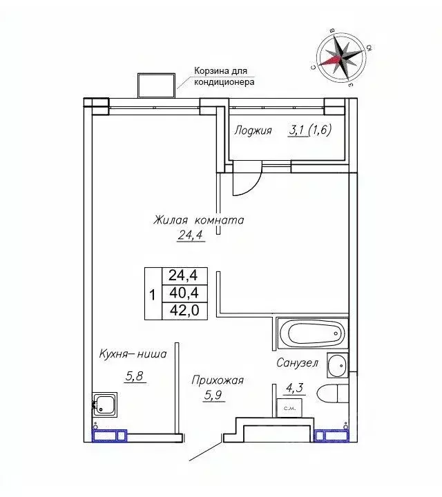 1-к кв. Приморский край, Надеждинский район, пос. Новый ул. Ленина, ... - Фото 1