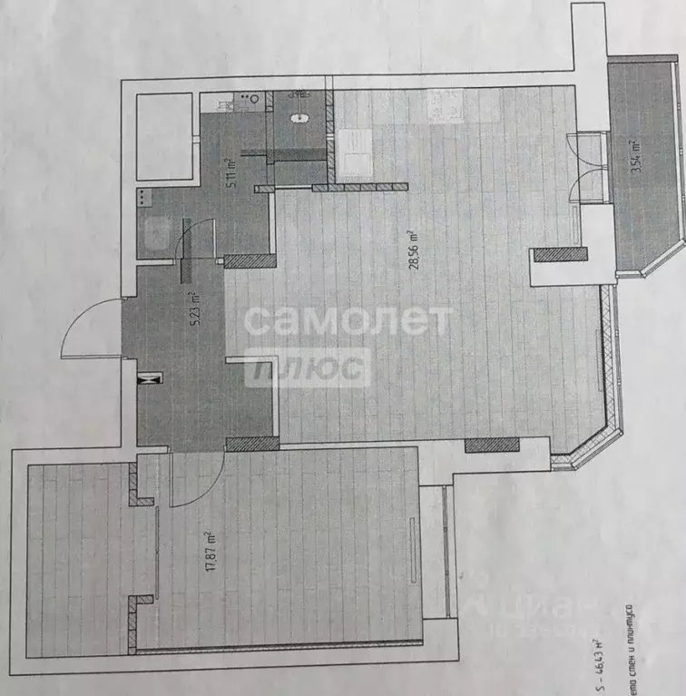 2-к кв. Ульяновская область, Ульяновск ул. Кирова, 6/2 (52.5 м) - Фото 1