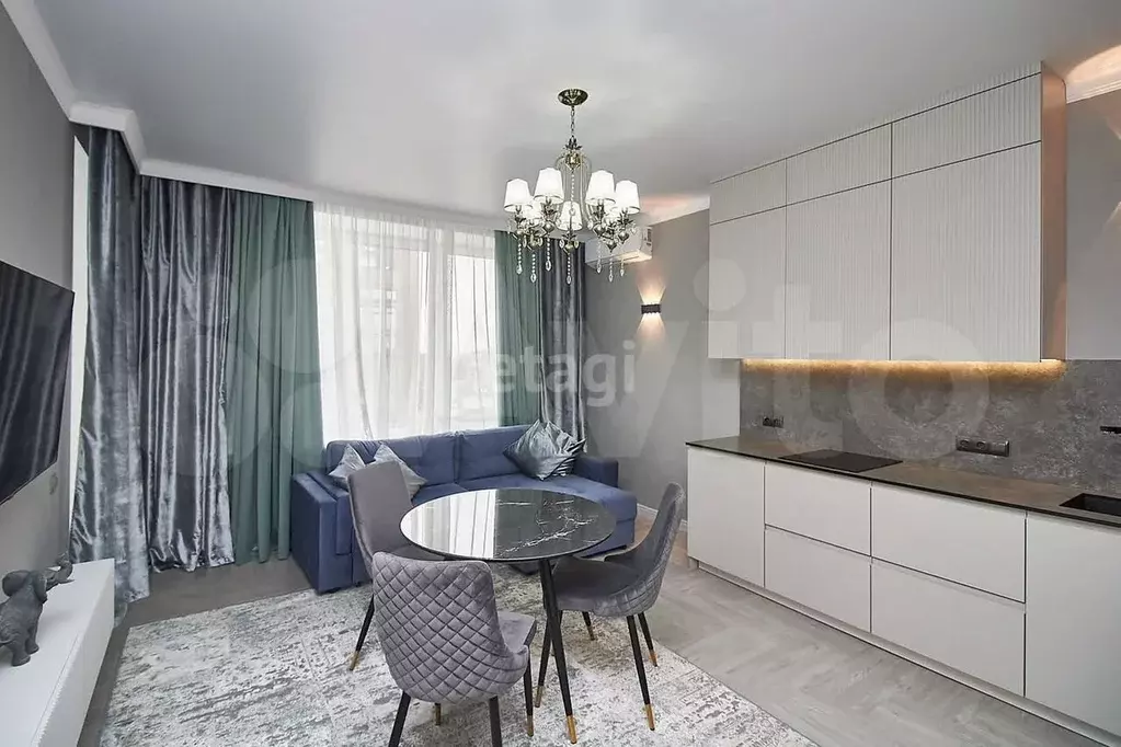 1-к. квартира, 46,3 м, 8/8 эт. - Фото 1