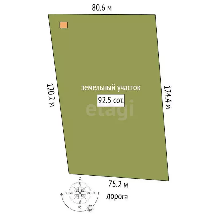 Участок в Заводоуковск, переулок Энергетиков (92.49 м) - Фото 1