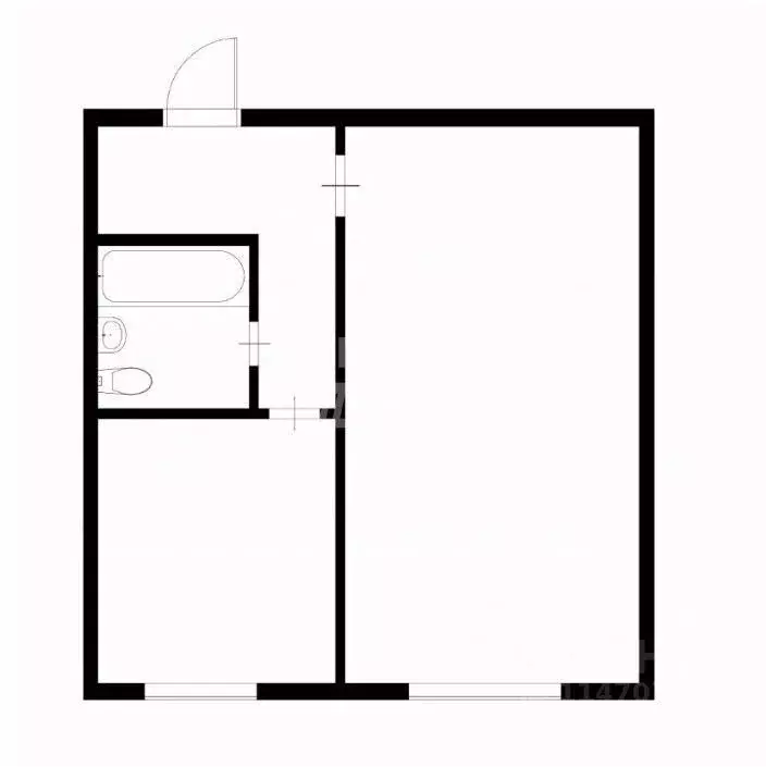 1-к кв. Москва ул. Красный Казанец, 3К1 (32.5 м) - Фото 1