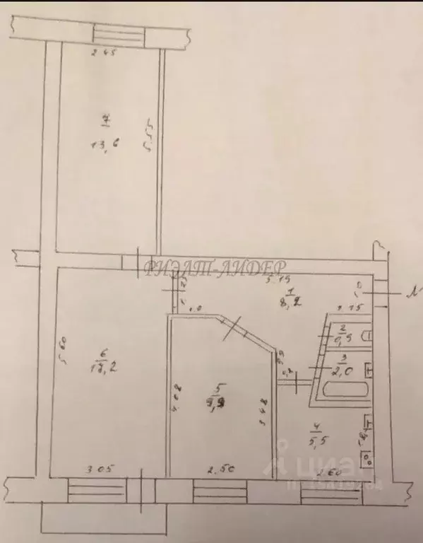 3-к кв. Алтай, Горно-Алтайск ул. Григория Чорос-Гуркина, 34 (57.3 м) - Фото 2