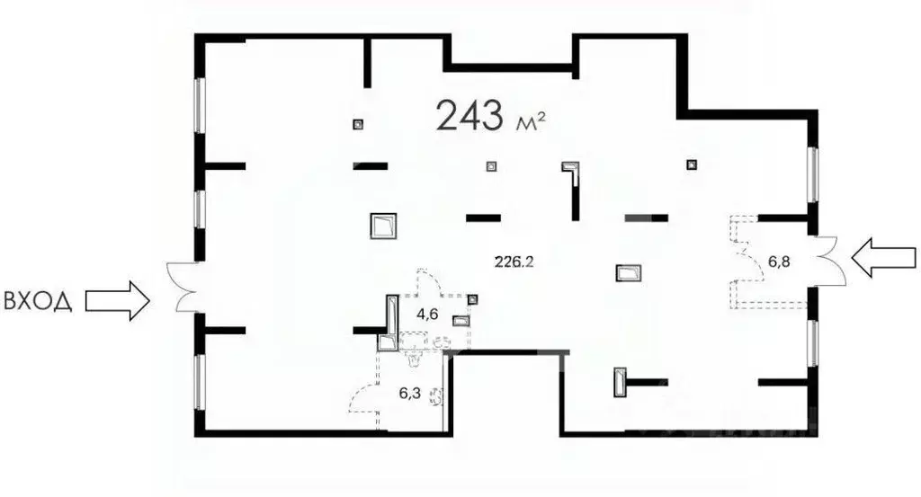 Торговая площадь в Москва Сосенское поселение, ул. Александры ... - Фото 1