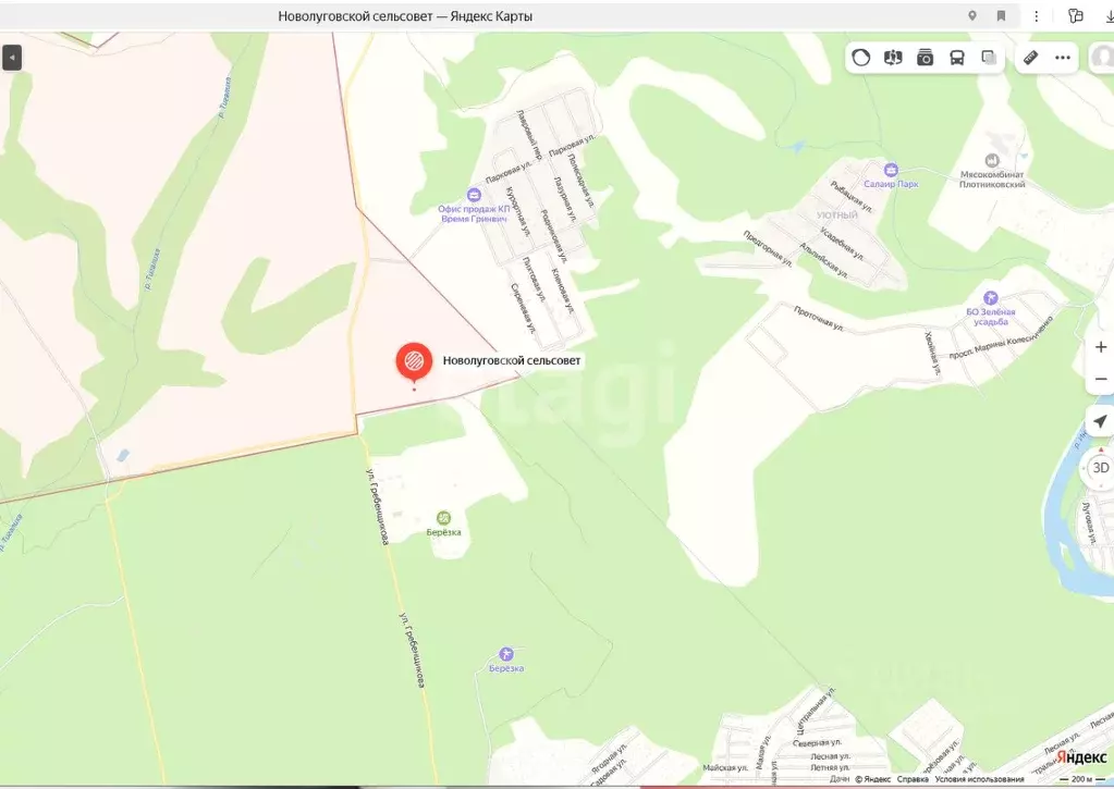 Участок в Новосибирская область, с. Новолуговое  (7.0 сот.) - Фото 1