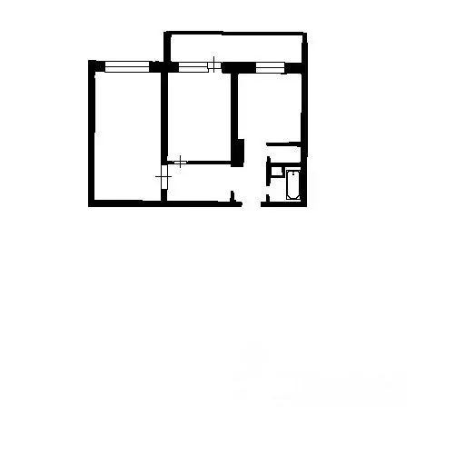 2-к кв. Новосибирская область, Новосибирск Закаменский мкр, 14 (52.6 ... - Фото 2