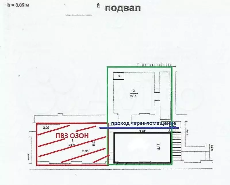 Помещение свободного назначения 30 м - Фото 0