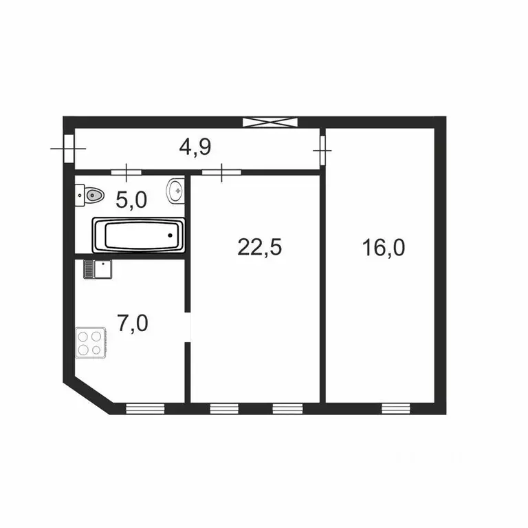 2-к кв. Санкт-Петербург Нейшлотский пер., 7Л (56.0 м) - Фото 0