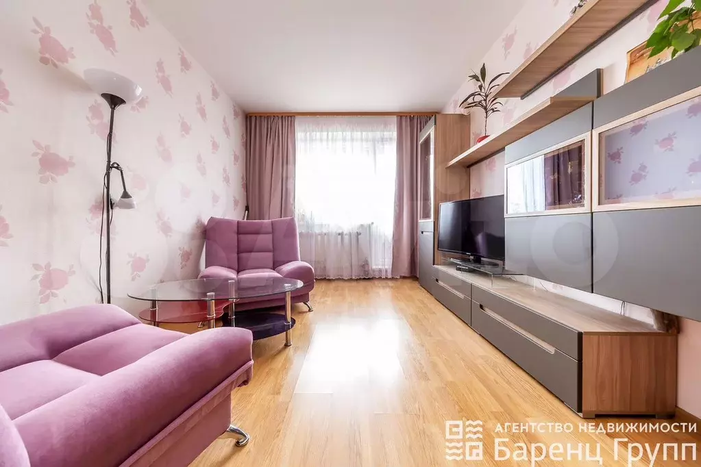 1-к. квартира, 34,4 м, 5/5 эт. - Фото 0