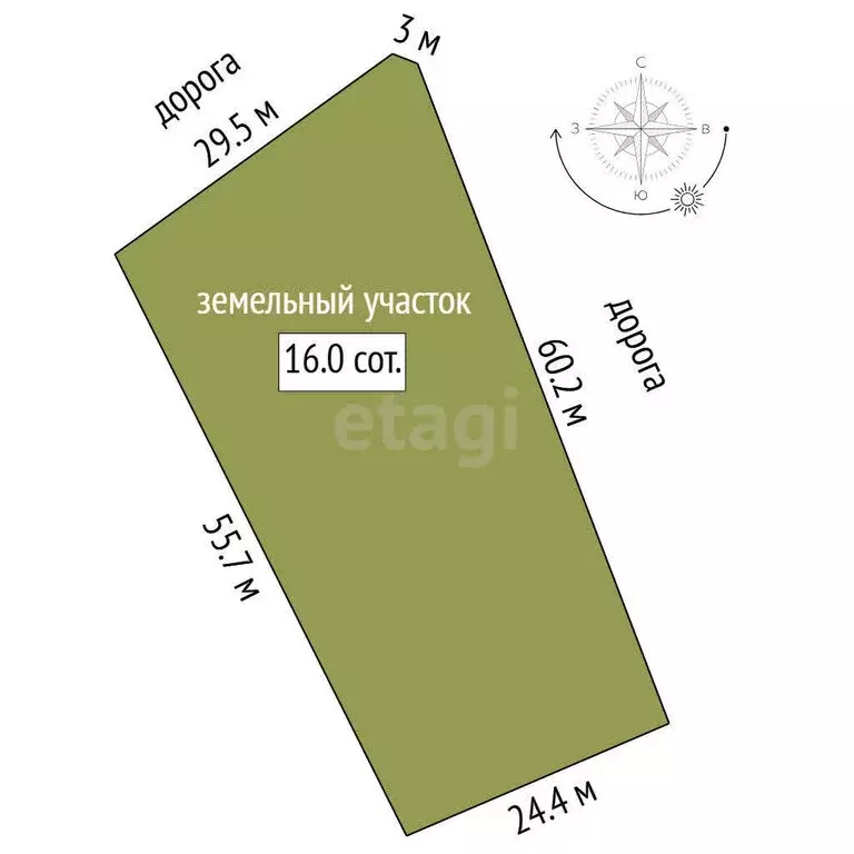 Участок в Тюменская область, Исетский муниципальный округ, село ... - Фото 1