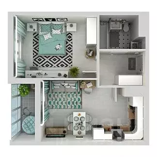 1-к кв. Липецкая область, Липецк Минская ул., 4Вк2 (43.8 м) - Фото 1