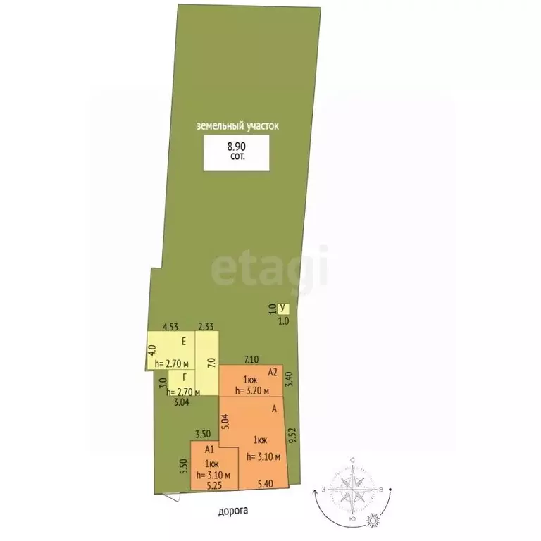 Дом в Ставропольский край, Пятигорск Коллективная ул. (86 м) - Фото 2