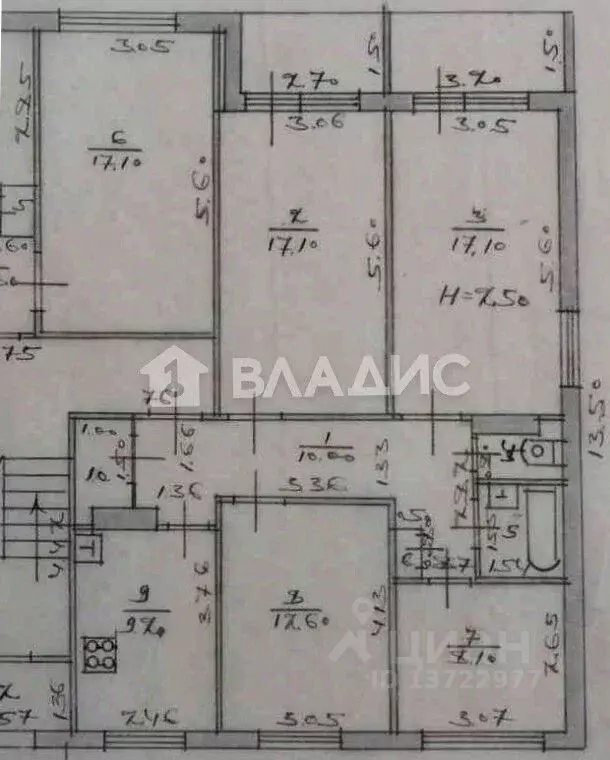 4-к кв. Нижегородская область, Нижний Новгород ул. Строкина, 16Б (79.8 ... - Фото 0