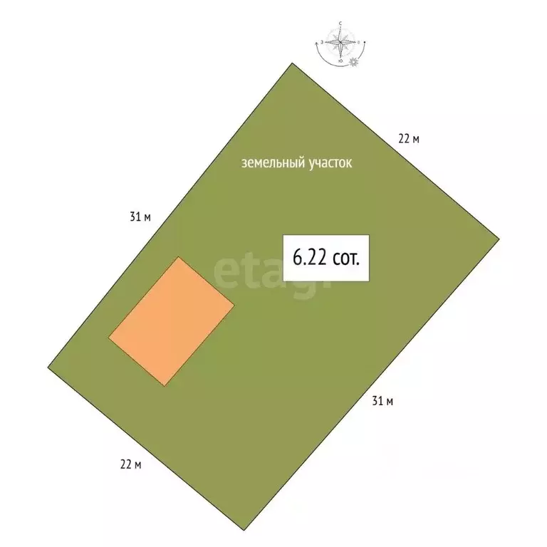 Участок в Новосибирская область, Бердск Марьин Лог СНТ, ул. 56-я (6.22 ... - Фото 2