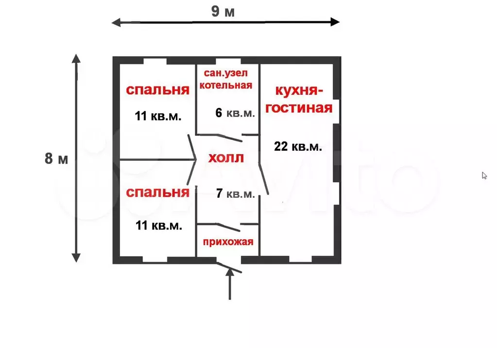 Дом 58 м на участке 5,1 сот. - Фото 0