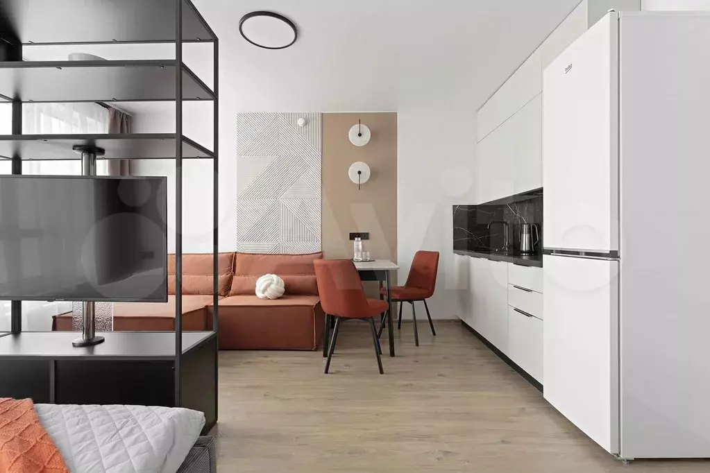 Апартаменты-студия, 32,5 м, 4/13 эт. - Фото 1