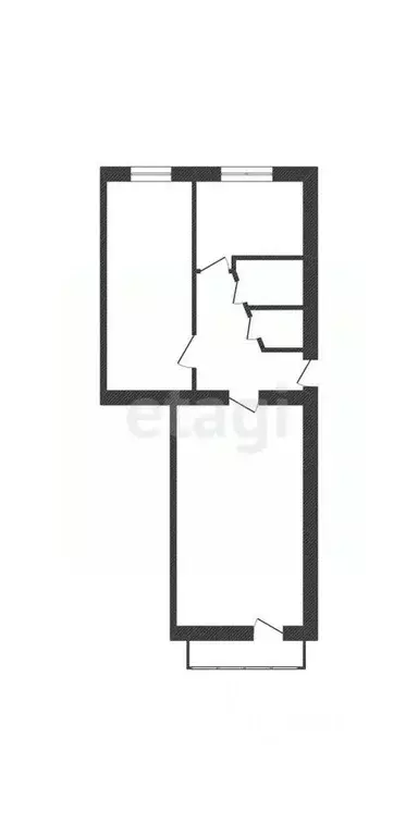2-к кв. Белгородская область, Белгород Садовая ул., 49 (47.0 м) - Фото 1