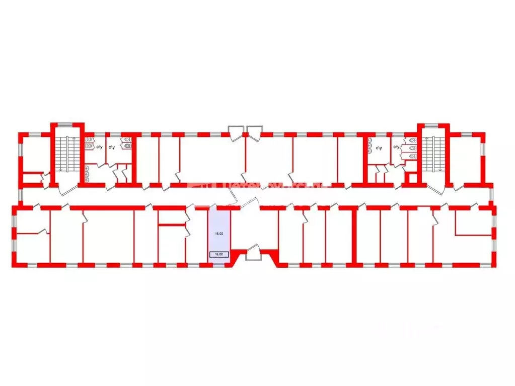 Офис в Санкт-Петербург Кузнецовская ул., 21 (16 м) - Фото 2
