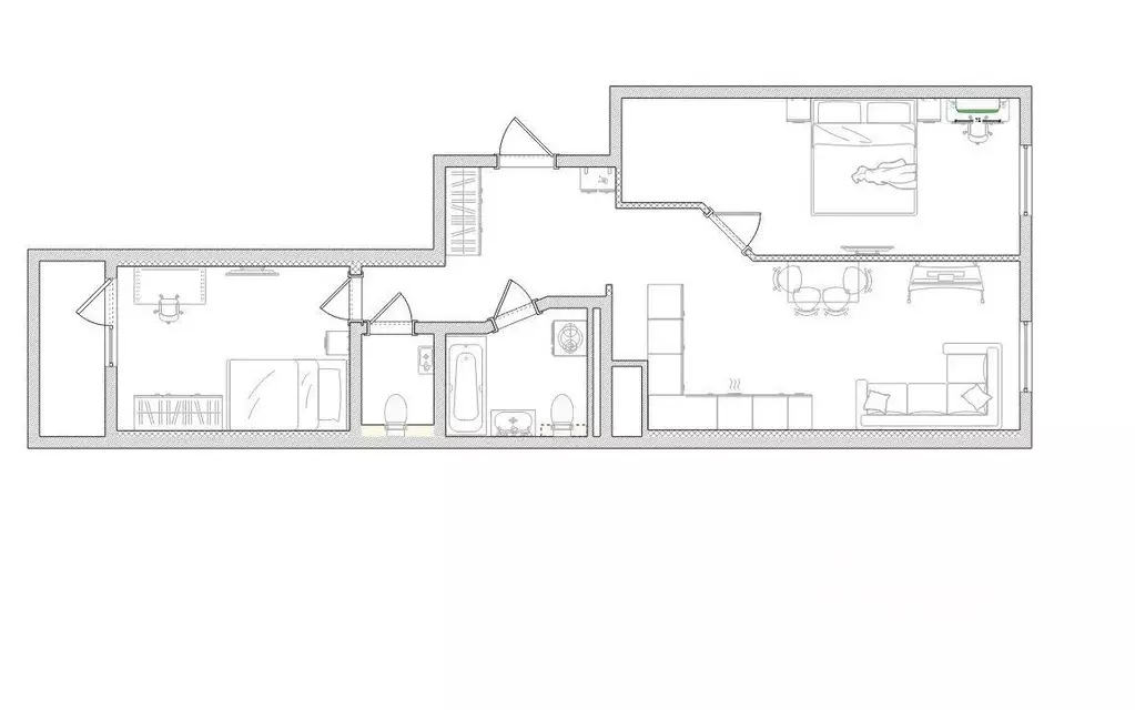 3-к кв. Иркутская область, Иркутск ул. Пискунова, 136 (71.4 м) - Фото 0