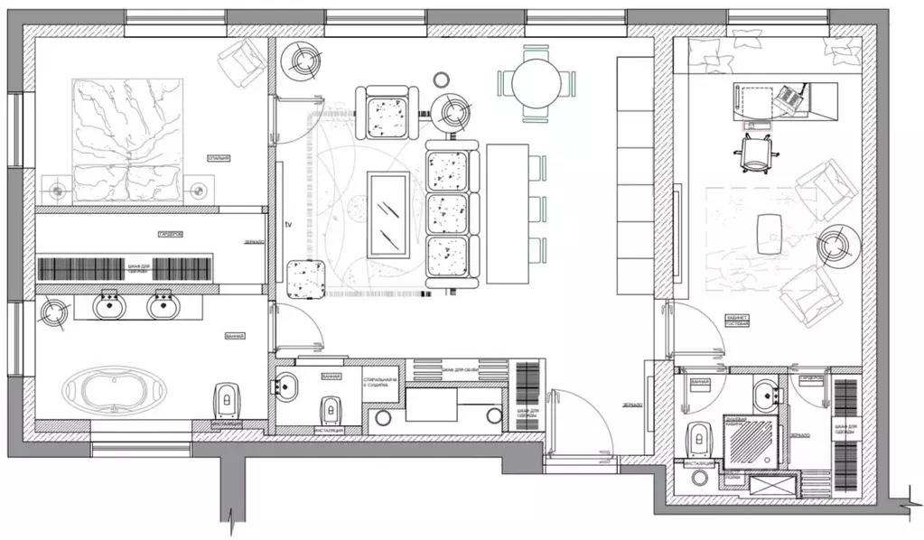 Свободной планировки кв. Москва Ходынская ул., 2 (90.1 м) - Фото 2