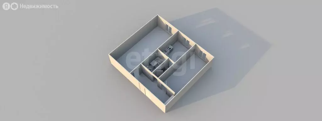 2-комнатная квартира: Южно-Сахалинск, улица Чехова, 72 (47 м) - Фото 1