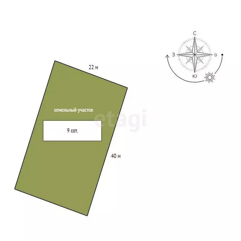 Участок в Белгородский район, посёлок Майский (9 м) - Фото 1