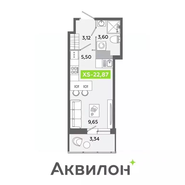 Студия Ленинградская область, Всеволожский район, Заневское городское ... - Фото 0